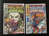 2 Issues The Spectacular Spiderman Comic #18 & #19 Marvel Comics 1978 Bronze Age Comics
