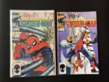 2 Issues Web of Spiderman Comic #2 & #4 Marvel Comics Copper Age Comics