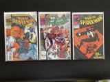 3 Issues Web of Spiderman Comic #37 #64 & #105 Marvel Comics