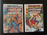 2 Issues Marvel Team Up Comic #73 & #75 Marvel Comics Bronze Age Comics