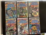 6 Issues Super Powers Comics #1-#6 Full Set Marvel Comics High Grade