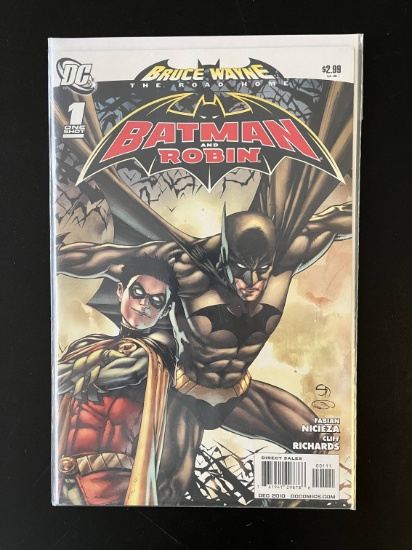 Batman and Robin Comic #1 DC Comics Bruce Wayne The Road Home
