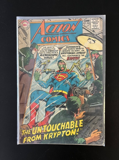 Action Comics #364 DC Comics 1968 Silver Age Comic 12 Cent Cover