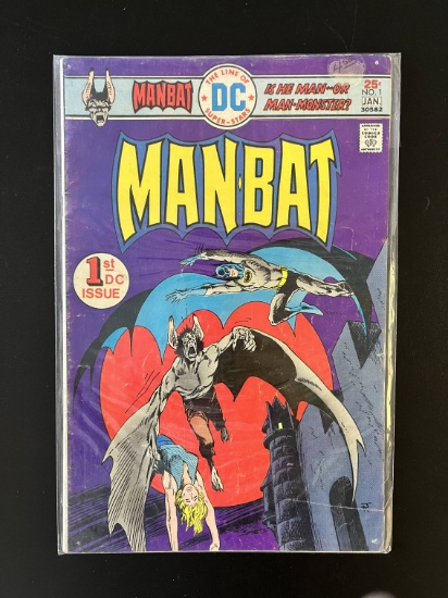 Man Bat Comic #1 DC Comics 1975 Bronze Age KEY 1st Issue