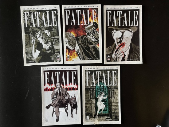 5 Issues Fatale Comic #2 #3 #4 #7 & #8 Image Comics