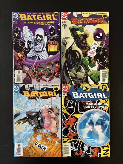 4 Issues Batgirl Comic #31 #32 #33 & #34 DC Comics