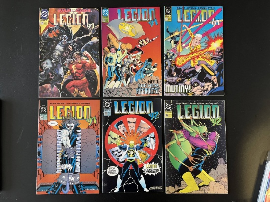 6 Issues LEGION Comic #31-#36 DC Comics Alan Grant Barry Kitson