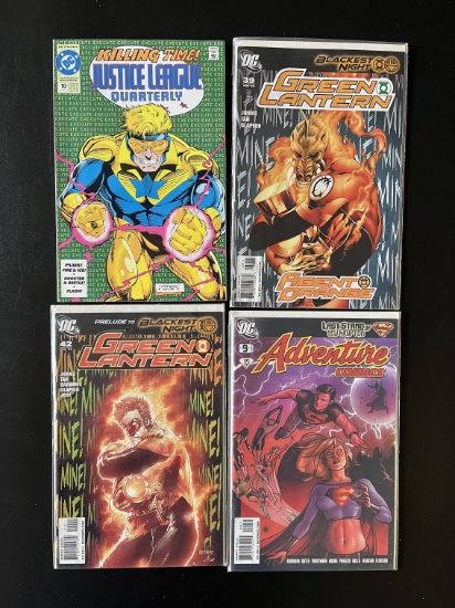 4 Issues Justice League Quarterly #10 Green Lantern #39 & #42 Adventure Comics #35