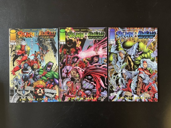 3 Issues Spawn Wildcats Comic #1 #2 & #3 Image Comics KEY 1st Issue