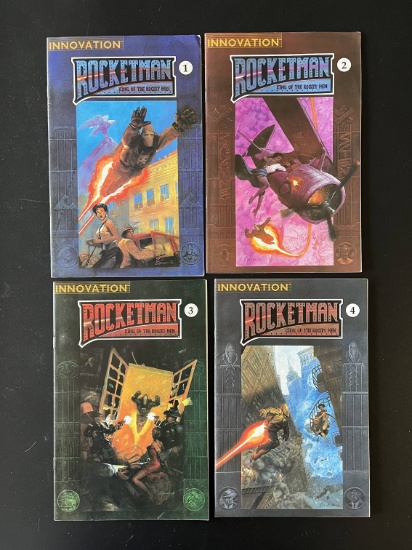 4 Issues Full Set Rocketman King of the Rocket Men Comic #1-#4 Innovation