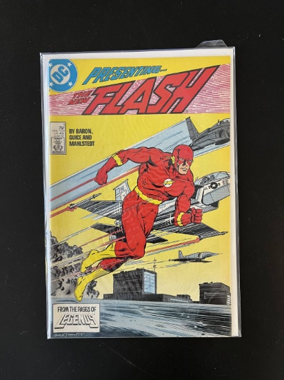 The Flash Comic #1 DC Comics 1987 Copper Age KEY 1st Issue Wally West as The Flash
