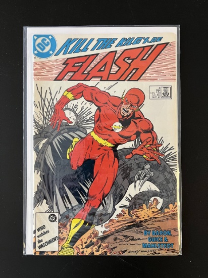 The Flash Comic #4 DC Comics 1987 Copper Age Wally West
