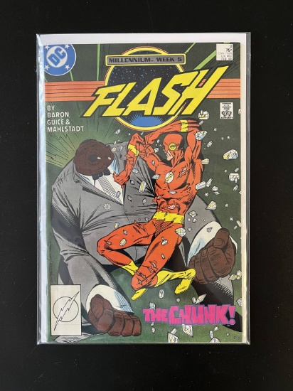 The Flash Comic #9 DC Comics 1988 Copper Age KEY 1st Appearance of Chunk