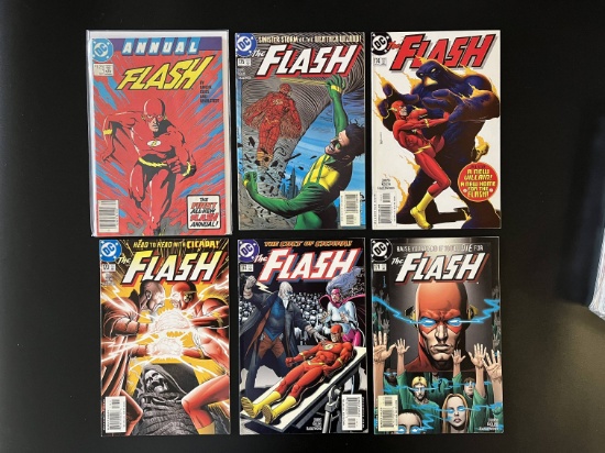 6 Issues Flash Annual Comic #1 & The Flash #171- #175 DC Comics