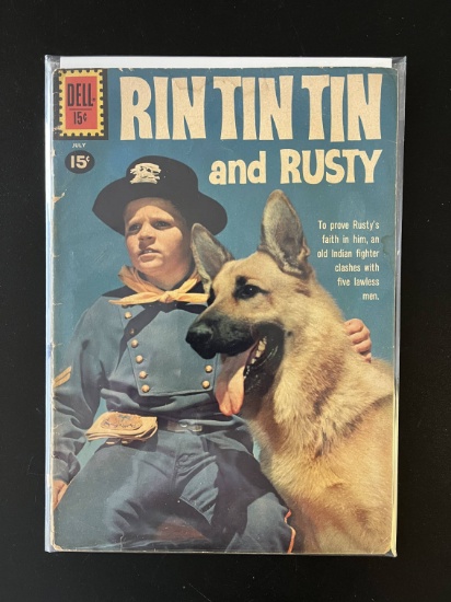 Rin Tin Tin and Rusty Comic #38 Dell Comics 1961 Silver Age Comic