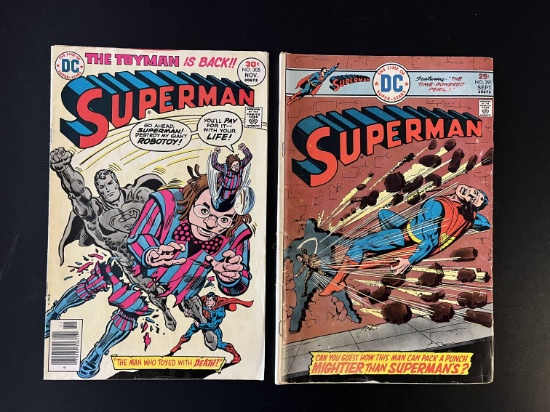2 Issues Superman Comic #291 & #305 DC Comics Bronze Age Comics