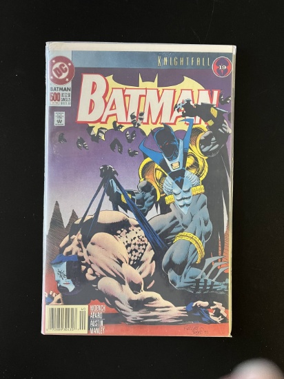 Batman Comic #500 DC Comics KEY Azrael Defeats Bane Alternate Cover