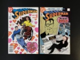 2 Issues Superman Comic #2 & # 12 DC Comics Copper Age Comics