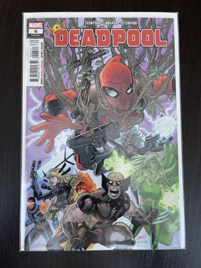 Deadpool Comic #6 Marvel 2020 Deadpool Invades the X-Men