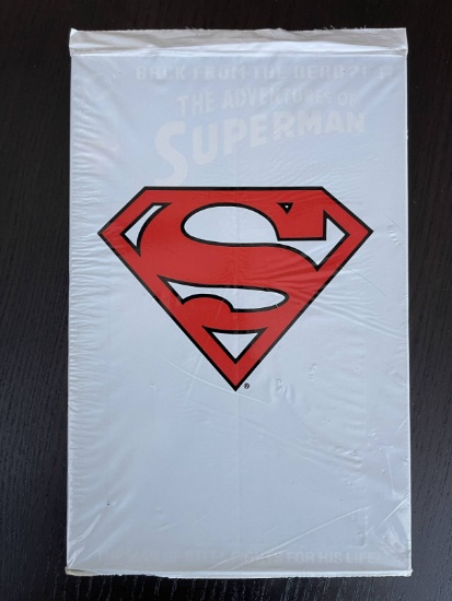 Superman Collectors Set Polybagged Comic Adventures of Superman #500 Plus Trading Card 1993