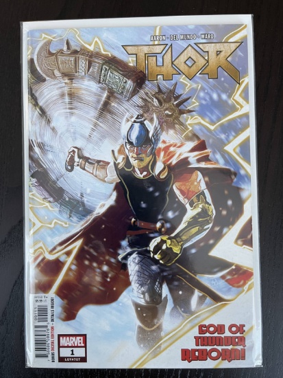 Thor Comic #1 Marvel 2018 Series 5 God of Thunder Reborn