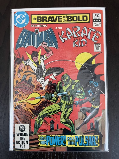 Brave and the Bold Comic #198 DC Batman & Karate Kid 60 Cents 1983 Bronze Age Jim Aparo