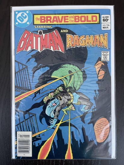 Brave and the Bold Comic #196 DC Batman & Ragman 60 Cents 1983 Bronze Age