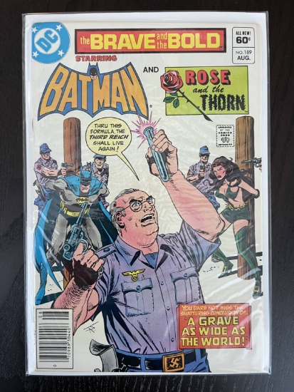 Brave and the Bold Comic #189 DC Batman & Rose and the Thorn 60 Cents 1982 Bronze Age