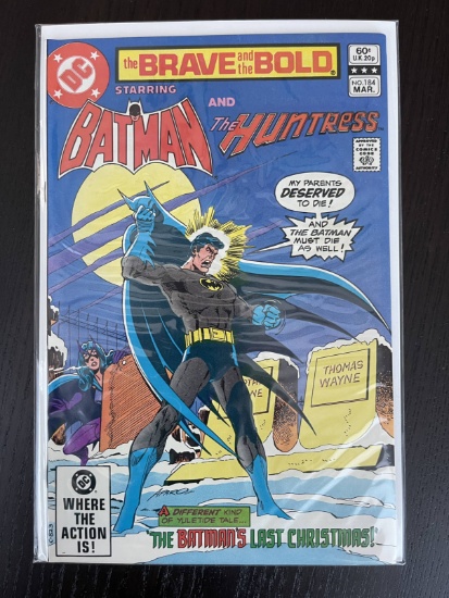 Brave and the Bold Comic #184 DC Batman & The Huntress 60 Cents 1982 Bronze Age