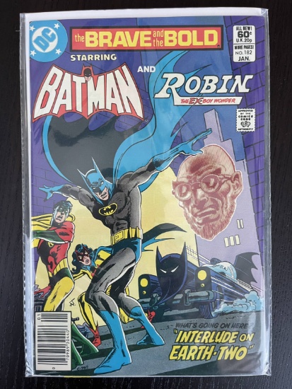 Brave and the Bold Comic #182 DC Batman & Robin 60 Cents 1982 Bronze Age Key 1st Appearance