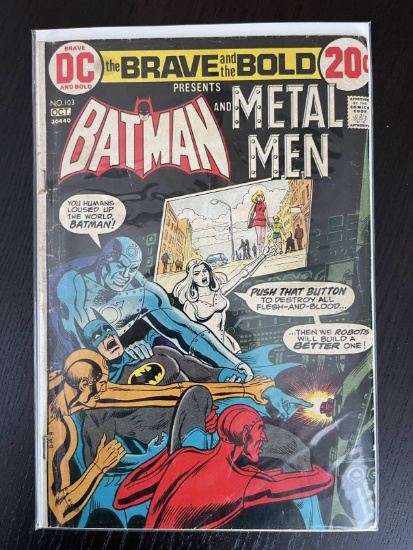Brave and the Bold Comic #103 DC Batman & Metal Men 20 Cents 1972 Bronze Age