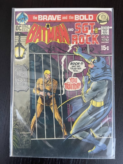 Brave and the Bold Comic #96 DC Batman & SGT Rock 15 Cents 1971 Bronze Age