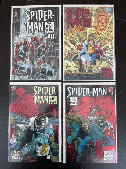 Complete Mini-Series for Spider-Man The Lost Years #0-3 Marvel 1995 Four Comics
