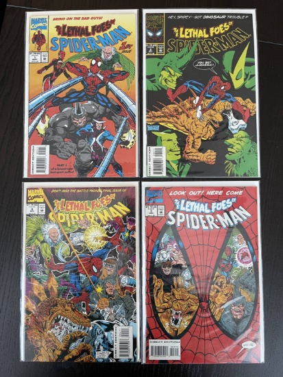Complete Mini-Series for The Lethal Foes of Spider-Man #1-4 Marvel 1993 Four Comics