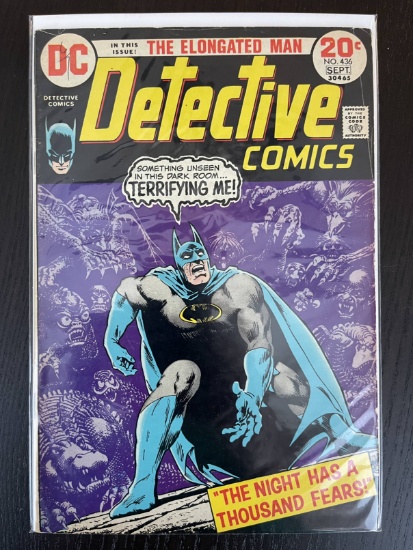 Detective Comics #436 DC Comics Batman 1973 Bronze Age Night Has A Thousand Fears 20 Cents