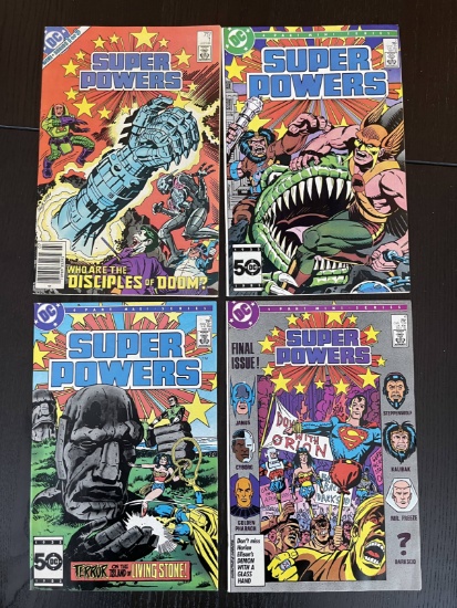 Complete Mini-Series for SUPER POWERS Comic #1-4 DC Disciples of Doom Lex Luthor 1986 Copper Age