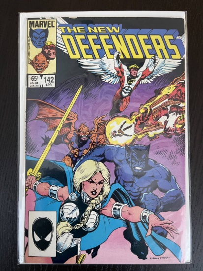 Defenders Comic #142 Marvel 1985 Bronze Age Arthur Adams and Mike Mignola