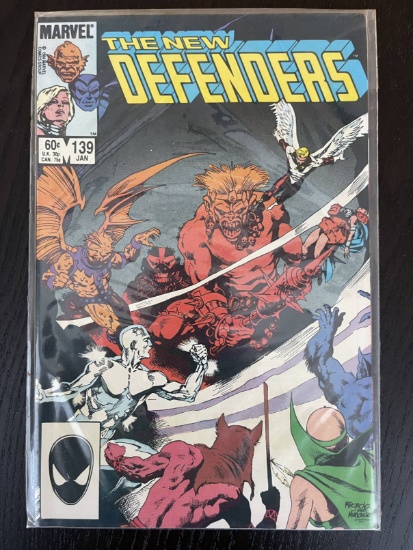 Defenders Comic #139 Marvel 1984 Bronze Age Beast Angel Gargoyle Valkyrie Moondragon Iceman