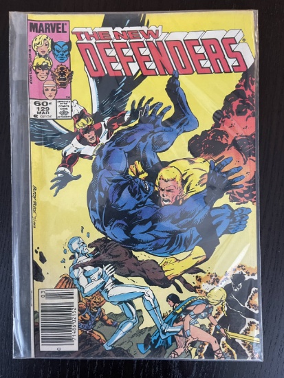 Defenders Comic #129 Marvel 1984 Bronze Age New Mutants Nick Fury 60 Cents