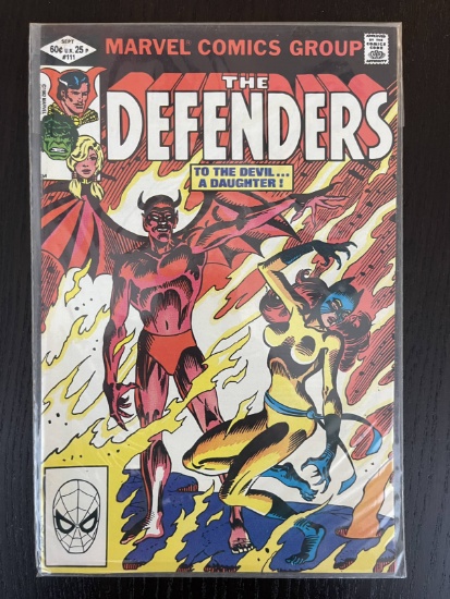 Defenders Comic #111 Marvel 1982 Bronze Age To the Devil...a daughter! 60 Cents