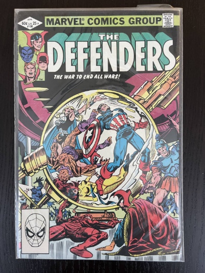 Defenders Comic #106 Marvel 1982 Bronze Age Captain America/Defenders Crossover 60 Cents