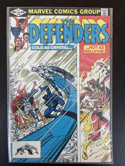 Defenders Comic #105 Marvel 1982 Bronze Age Mister Fantastic Doctor Strange 60 Cents