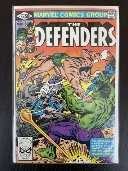 Defenders Comic #93 Marvel 1981 Bronze Age Hulk Namor Black Knight Doctor Strange 50 Cents