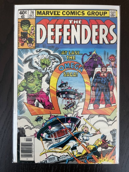Defenders Comic #76 Marvel 1979 Bronze Age Hulk Namor Doctor Strange 40 Cents Valkyrie Hellcat