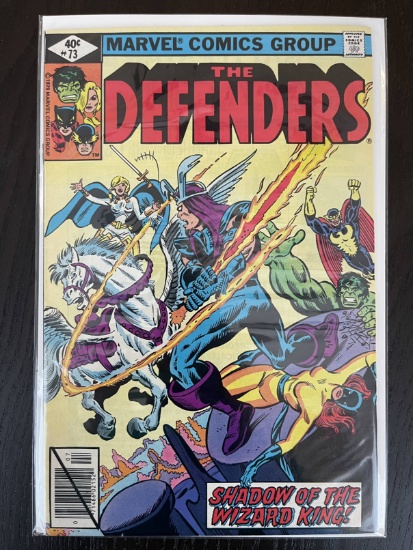 Defenders Comic #73 Marvel 1979 Bronze Age Hulk Namor Doctor Strange 40 Cents Valkyrie Hellcat
