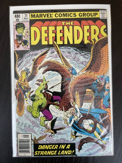 Defenders Comic #71 Marvel 1979 Bronze Age Hulk Namor Doctor Strange 40 Cents Valkyrie Hellcat