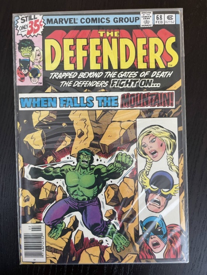 Defenders Comic #68 Marvel 1979 Bronze Age Hulk Namor Doctor Strange 35 Cents Valkyrie Hellcat