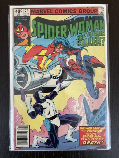 Spider-Woman Comic #29 Marvel 1980 Bronze Age 40 Cents Ernie Chan Bob McLeod