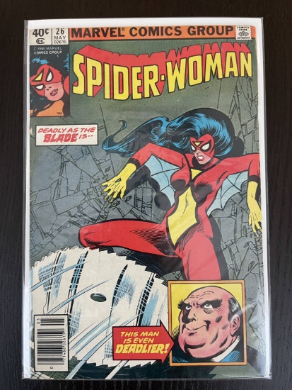 Spider-Woman Comic #26 Marvel 1980 Bronze Age 40 Cents John Byrne Joe Sinnott