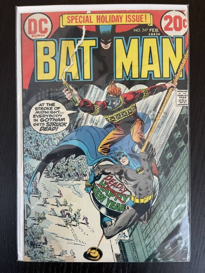 Batman Comics #247 DC Comics 1973 Bronze Age 20 Cents Deadly New Year Dick Giordano